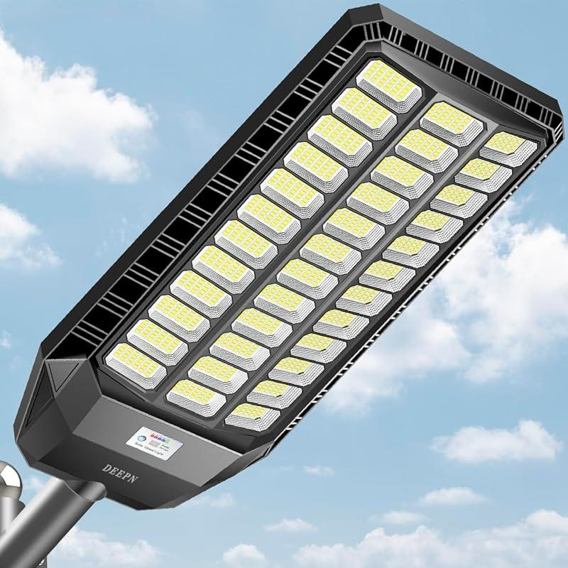 9000W IP67 Super Bright Solar Street Lights 650000 Lumens Energy Efficient LED