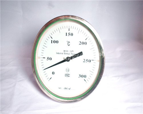 不銹鋼雙金屬溫度計（軸向）