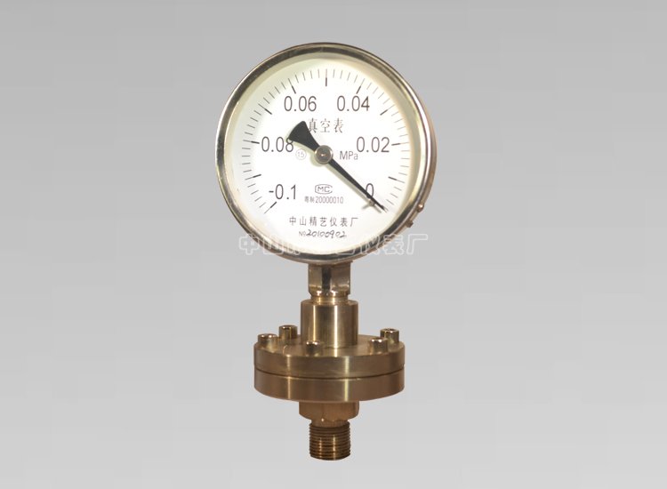 不銹鋼隔膜真空表