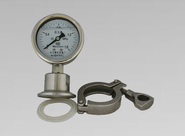 衛(wèi)生型不銹鋼隔膜壓力表