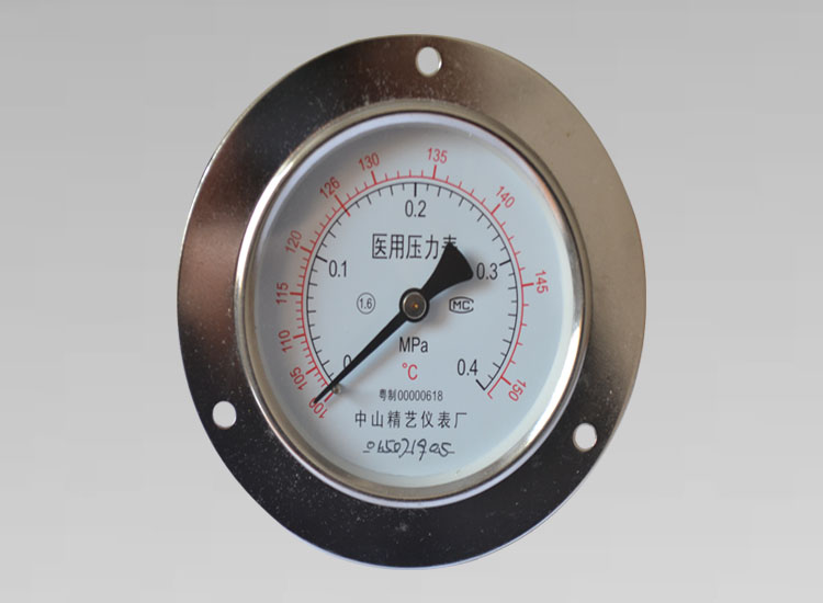 醫(yī)用壓力表Y100 0~0.4MPA M14*1.5