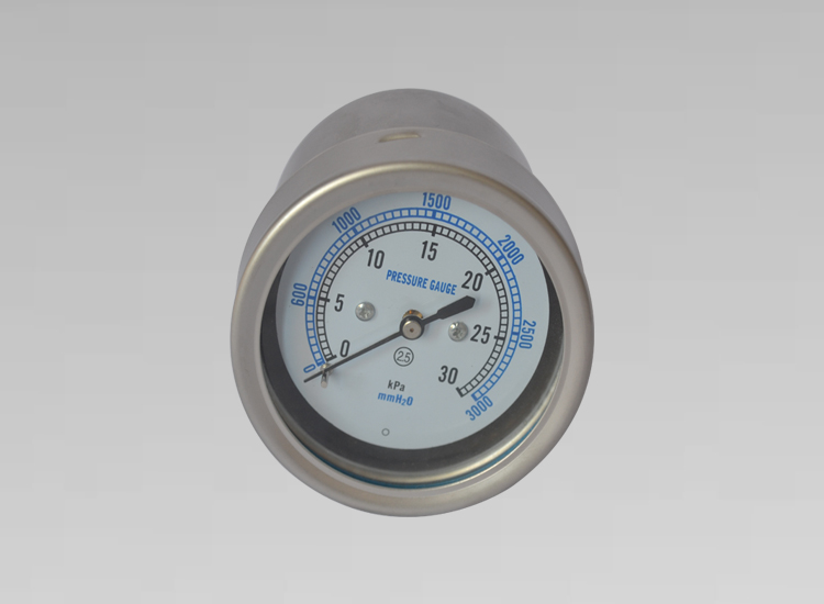 全不銹鋼微壓力表YEB65Z 30KPA PT1/4