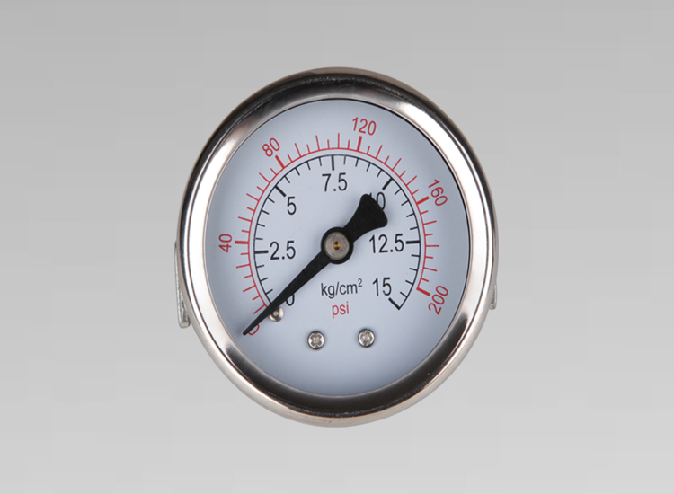 不銹鋼帶U型夾壓力表