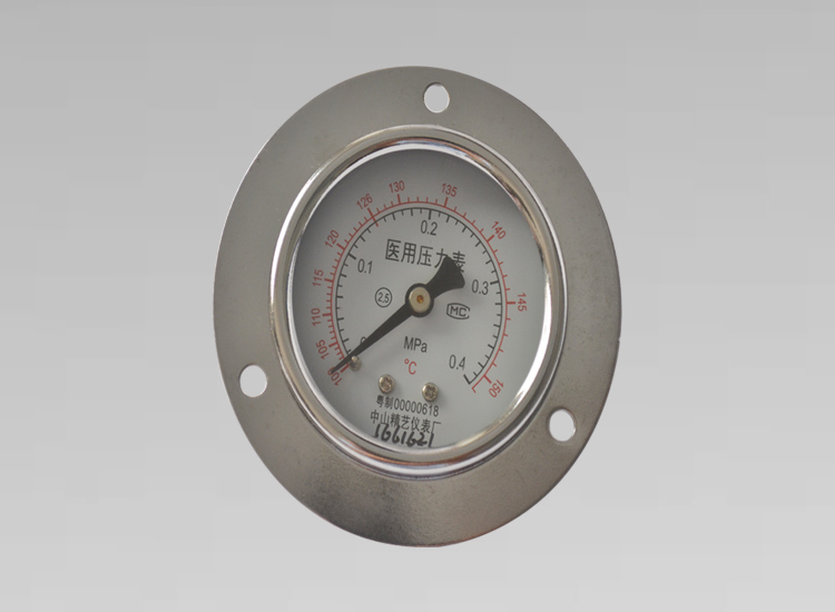醫(yī)用壓力表Y60ZT 0.4Mpa M14*1.5