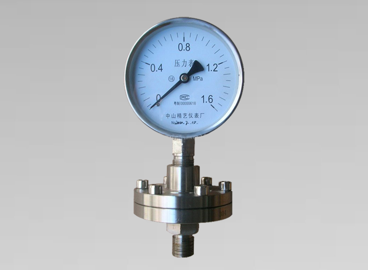 螺紋連接不銹鋼隔膜壓力表