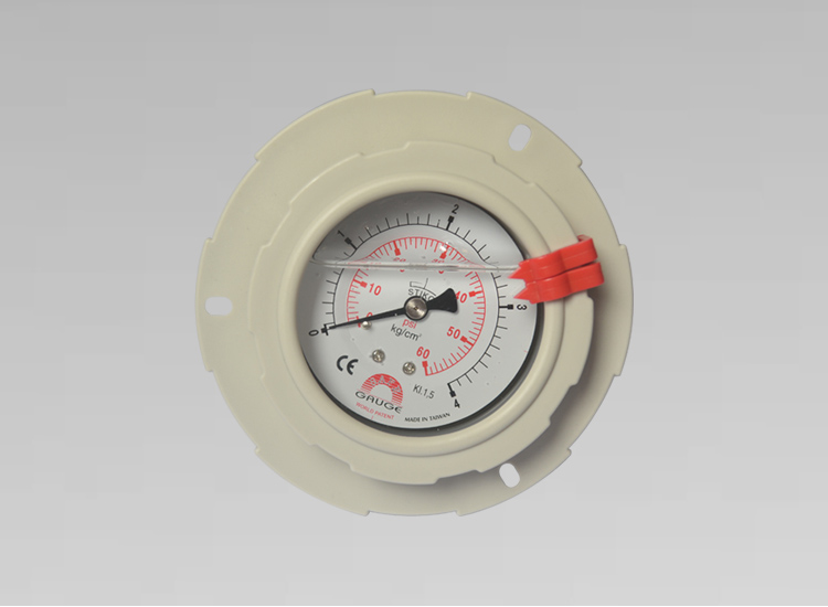 華記PP隔膜耐震壓力表YNPP63ZT 4KG PT1/4