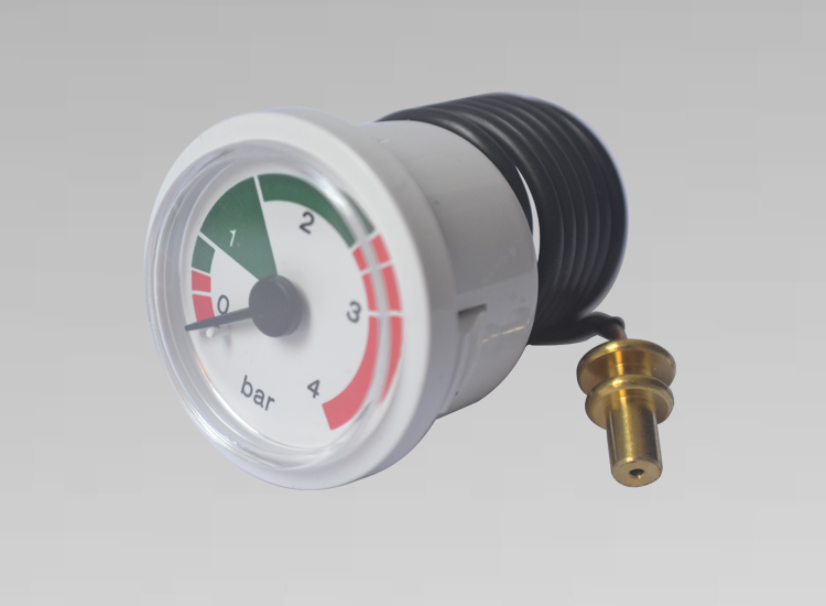 毛細管壓力表Y37 4BAR 直插式卡口