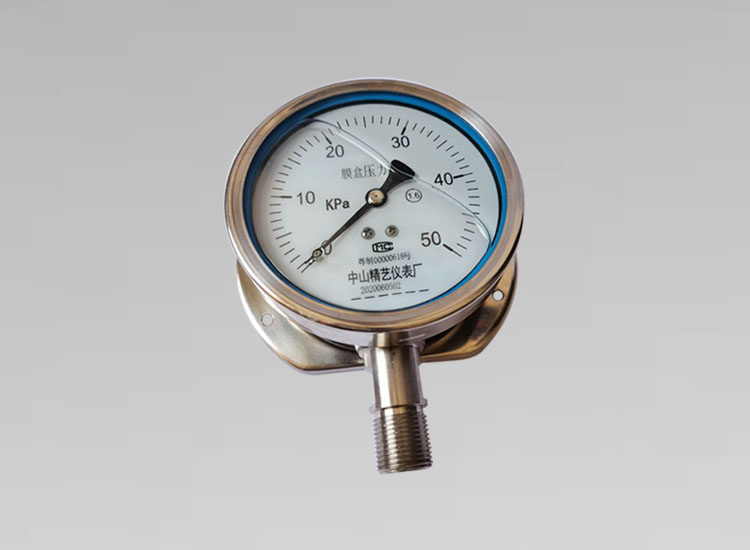 全鋼耐震微壓表YEBN100 50KPA