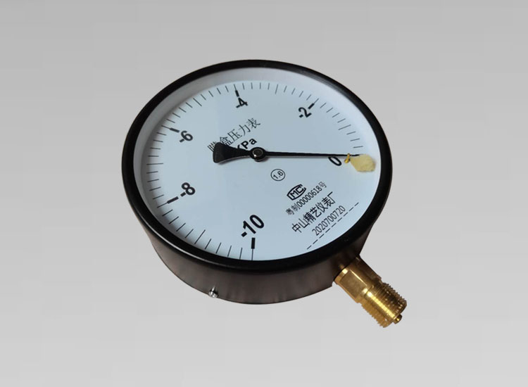 膜盒壓力表YE-150 -10~0KPA 徑向M20*1.5