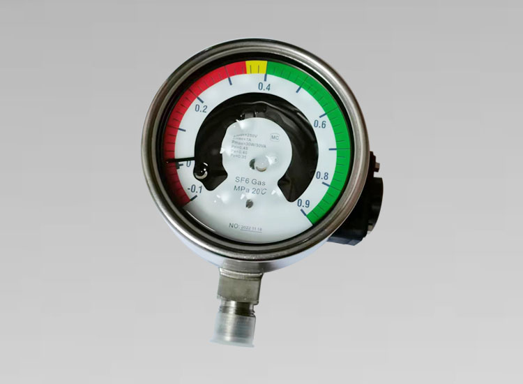 六氟化硫氣壓表YNXBF100 -0.1~0.9MPA