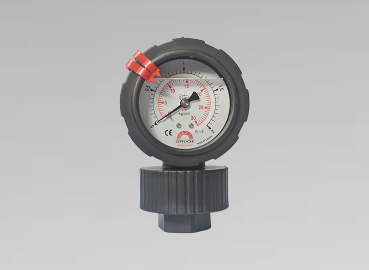 臺灣華記PP隔膜壓力表HJ-YN63PP/2kg