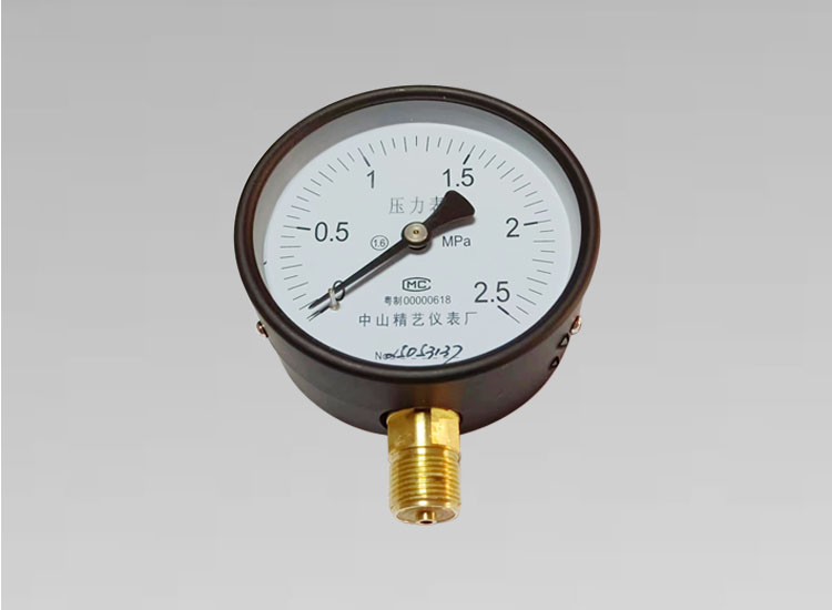 普通壓力表/Y100/0~2.5MPa/徑向M20*1.5