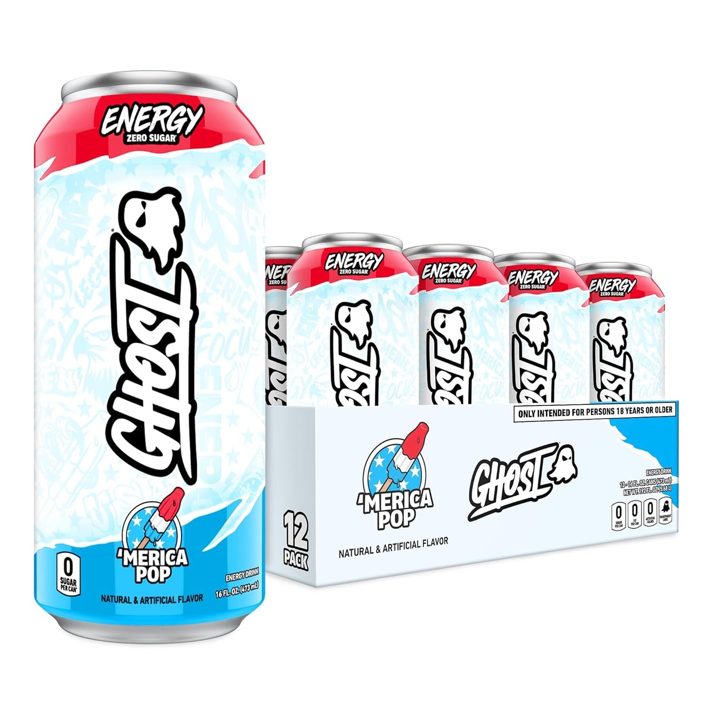 GHOST Energy Drink – Power & Focus, 12 Pack