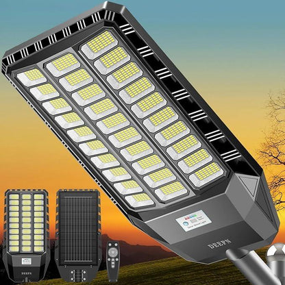 9000W IP67 Super Bright Solar Street Lights 650000 Lumens Energy Efficient LED